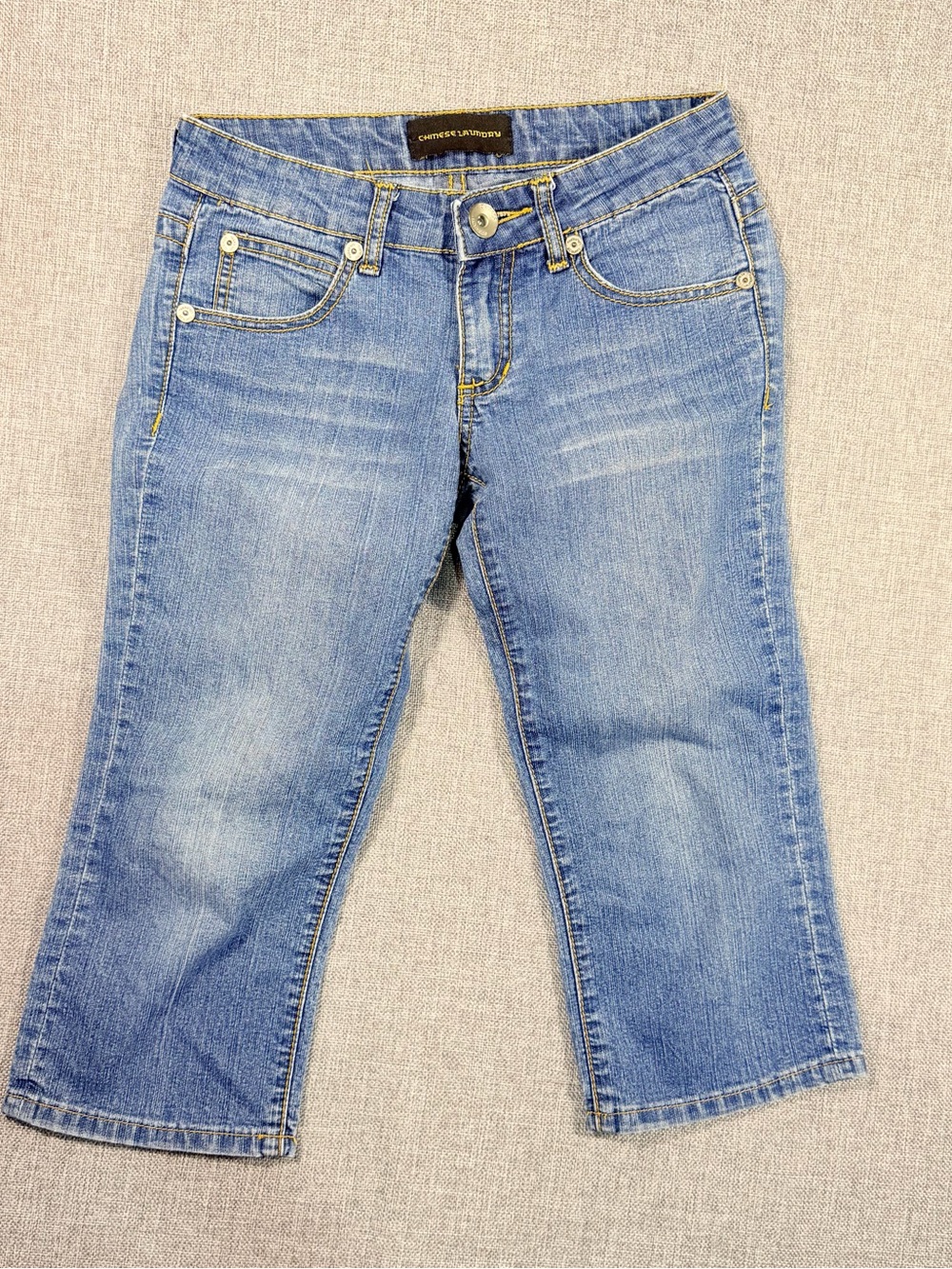 Chinese Laundry Light Blue Denim Capris